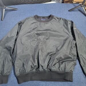DANIEL CREMIEUX COLLECTION  Pullover Windbreaker Jacket L Checkered Lightweight